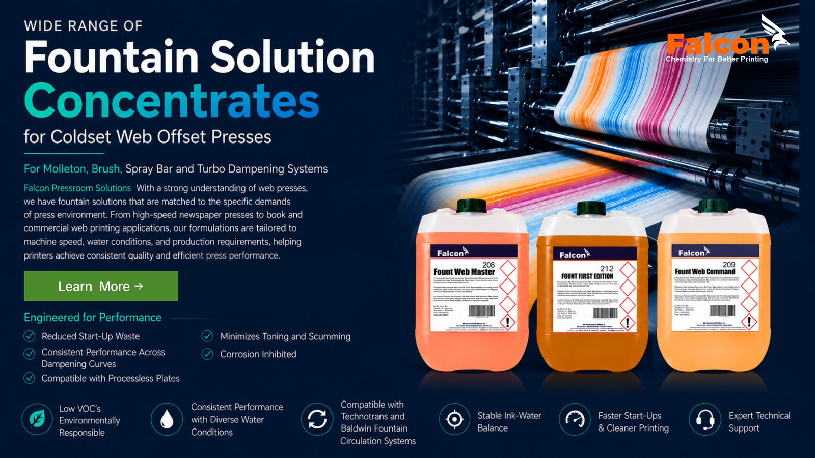 Coldset Web Fountain Concentrates